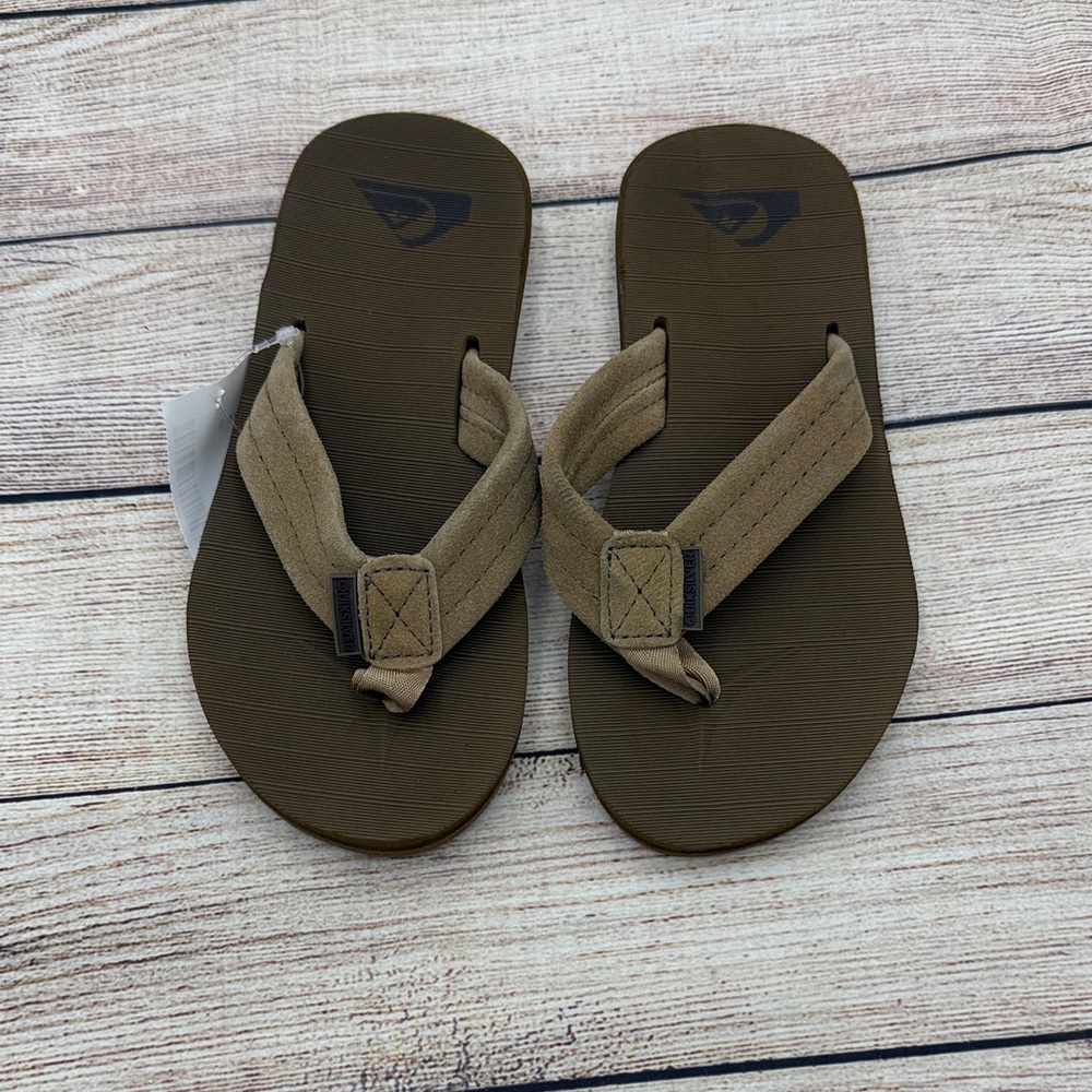 Quiksilver Brown Kids Flip Flops